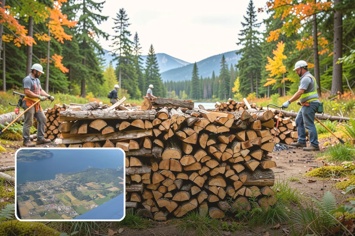 Custom Firewood Lengths in Coupeville, Island County, WA - Cut to your exact firebox dimensions