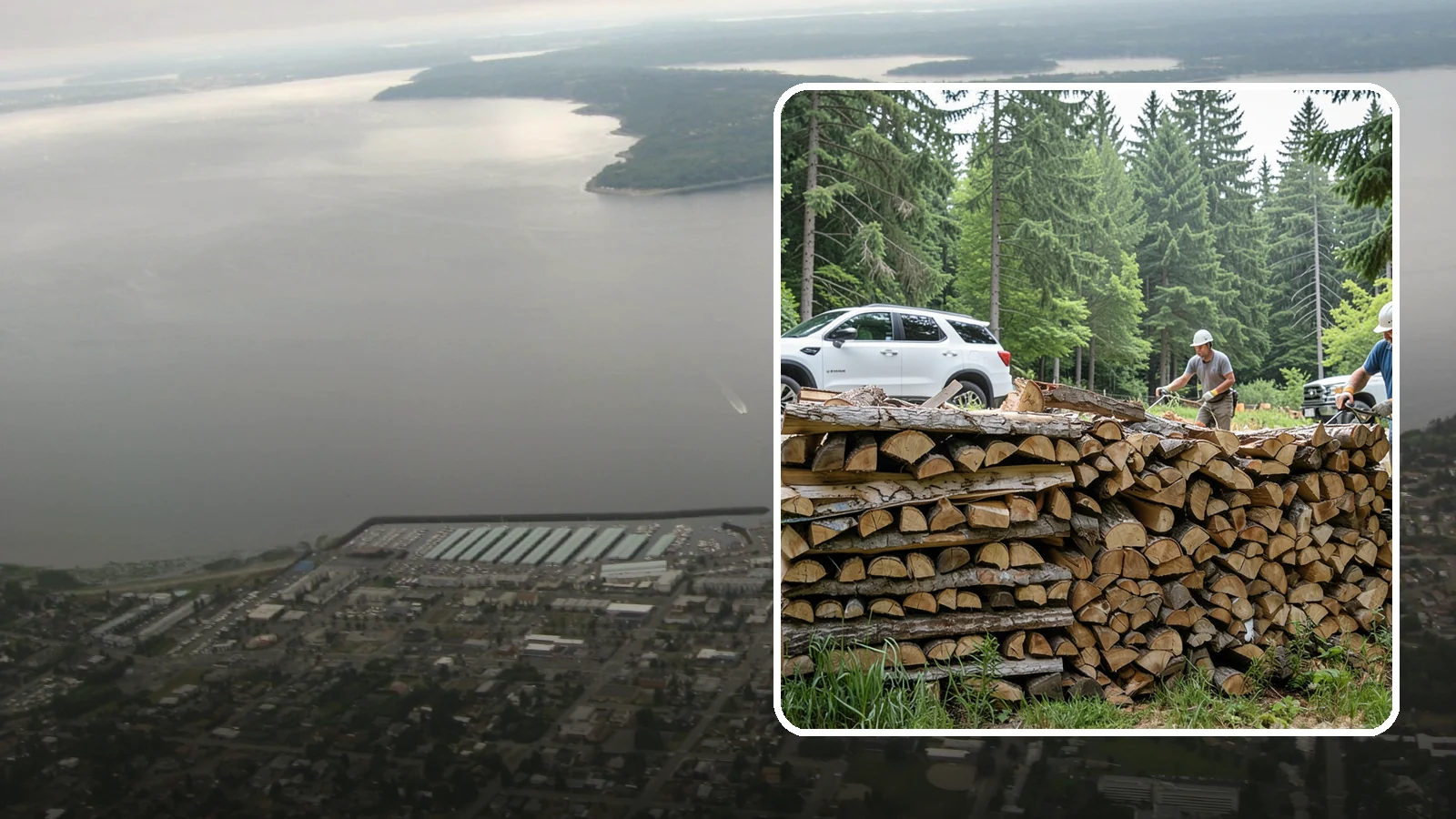 Custom Firewood Lengths in Des Moines, King County, WA - Custom-cut firewood lengths tailored to the exact dimensions of your firebox.