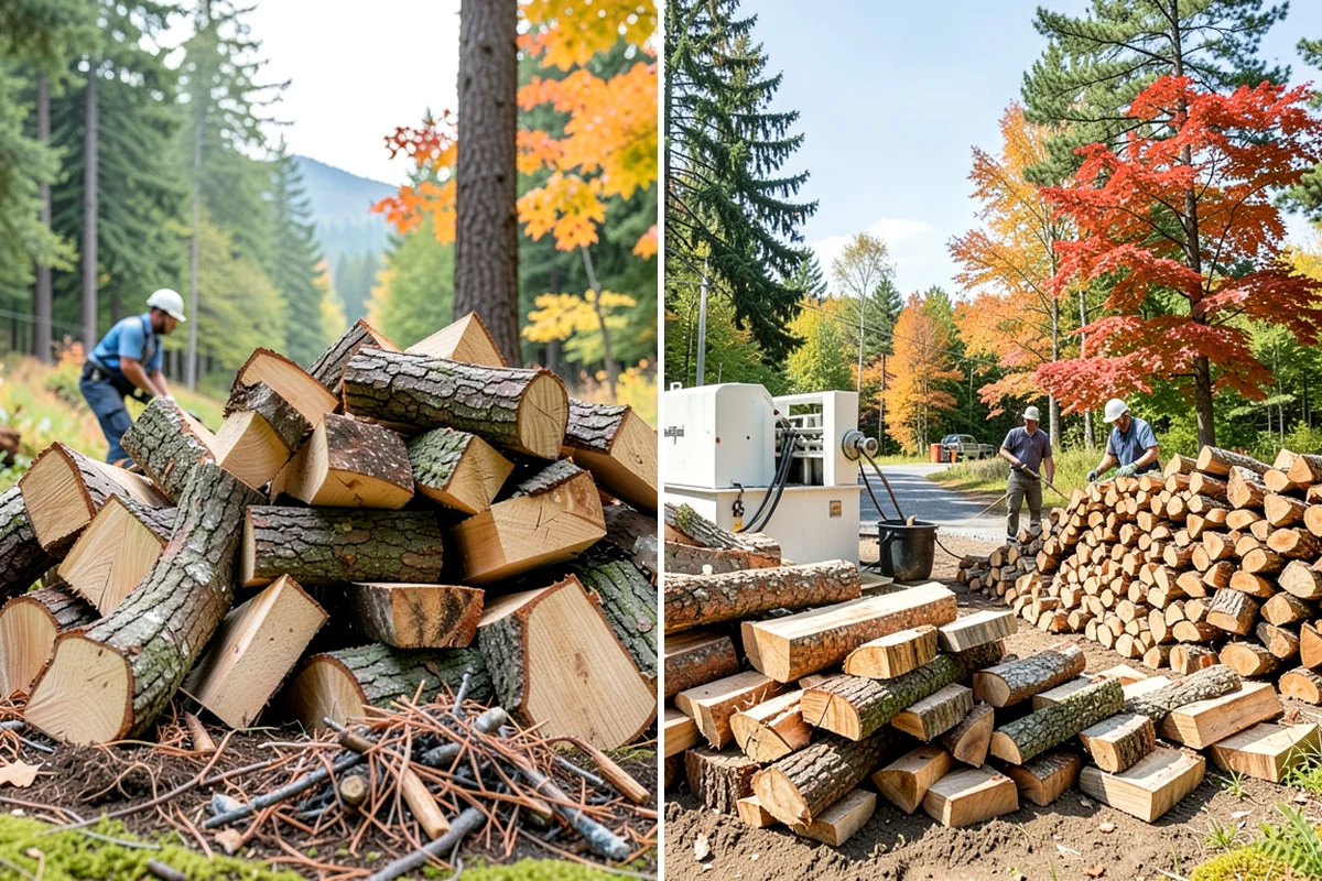 Custom Firewood Lengths in DuPont, Pierce County, WA - Measure and confirm your target length