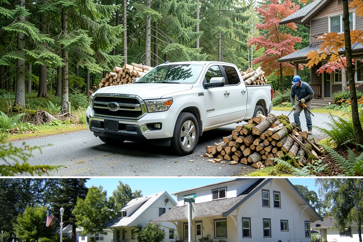 Custom Firewood Lengths in DuPont, Pierce County, WA - Order custom lengths in the dry season so pieces have time to fully season before use.