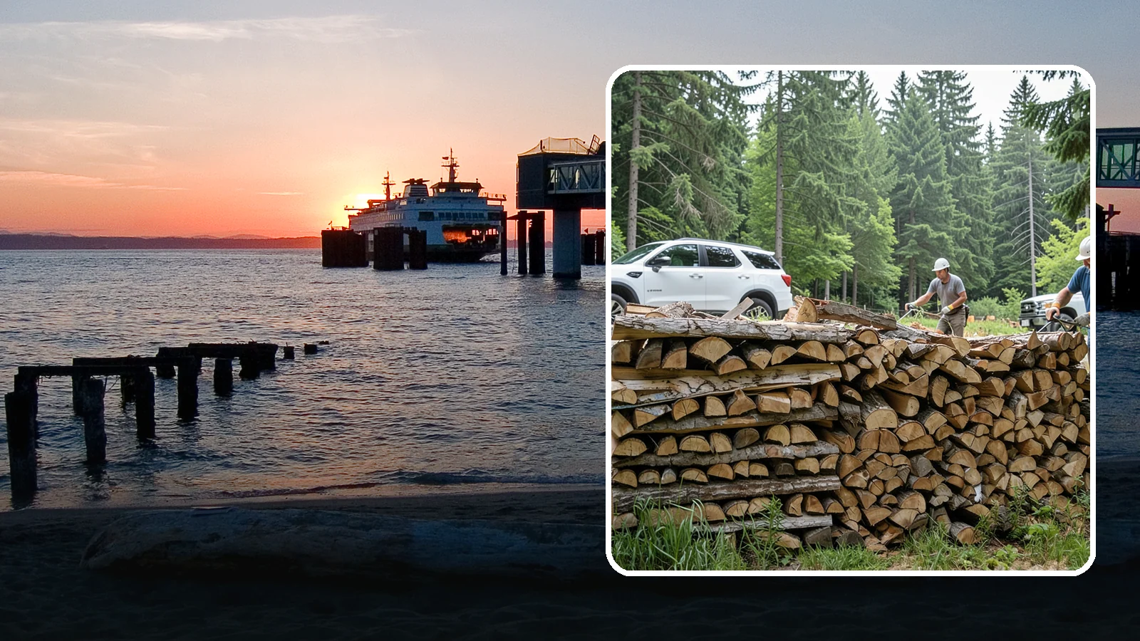 Custom Firewood Lengths in Edmonds, Snohomish County, WA - Custom-cut firewood lengths tailored to the exact dimensions of your firebox.