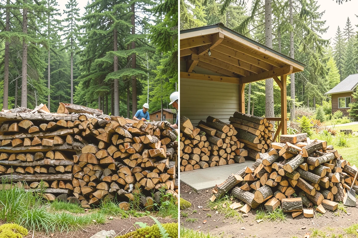 Custom Firewood Lengths in Edmonds, Snohomish County, WA - Measure and confirm your target length