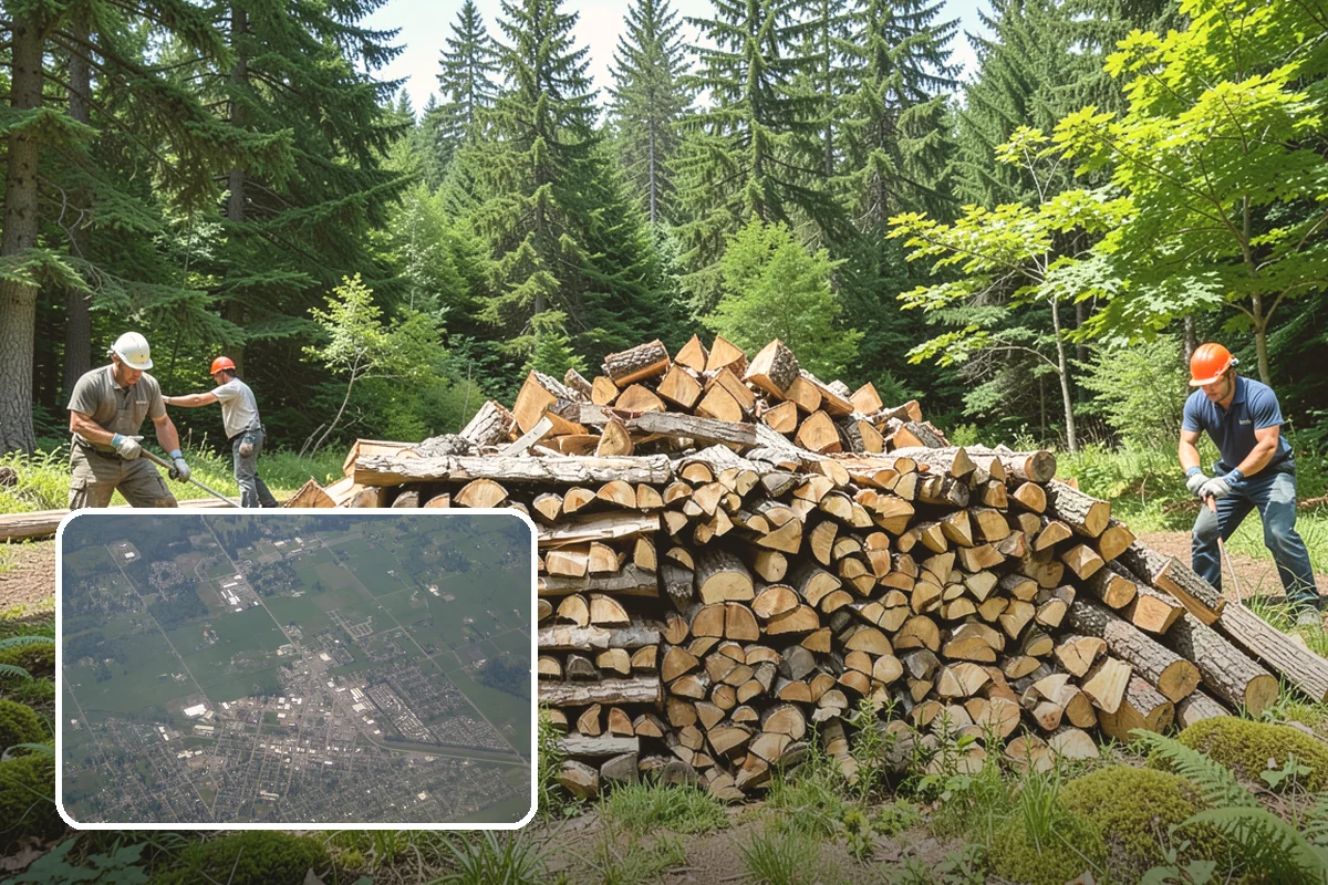 Custom Firewood Lengths in Enumclaw, King County, WA - Cut to your exact firebox dimensions