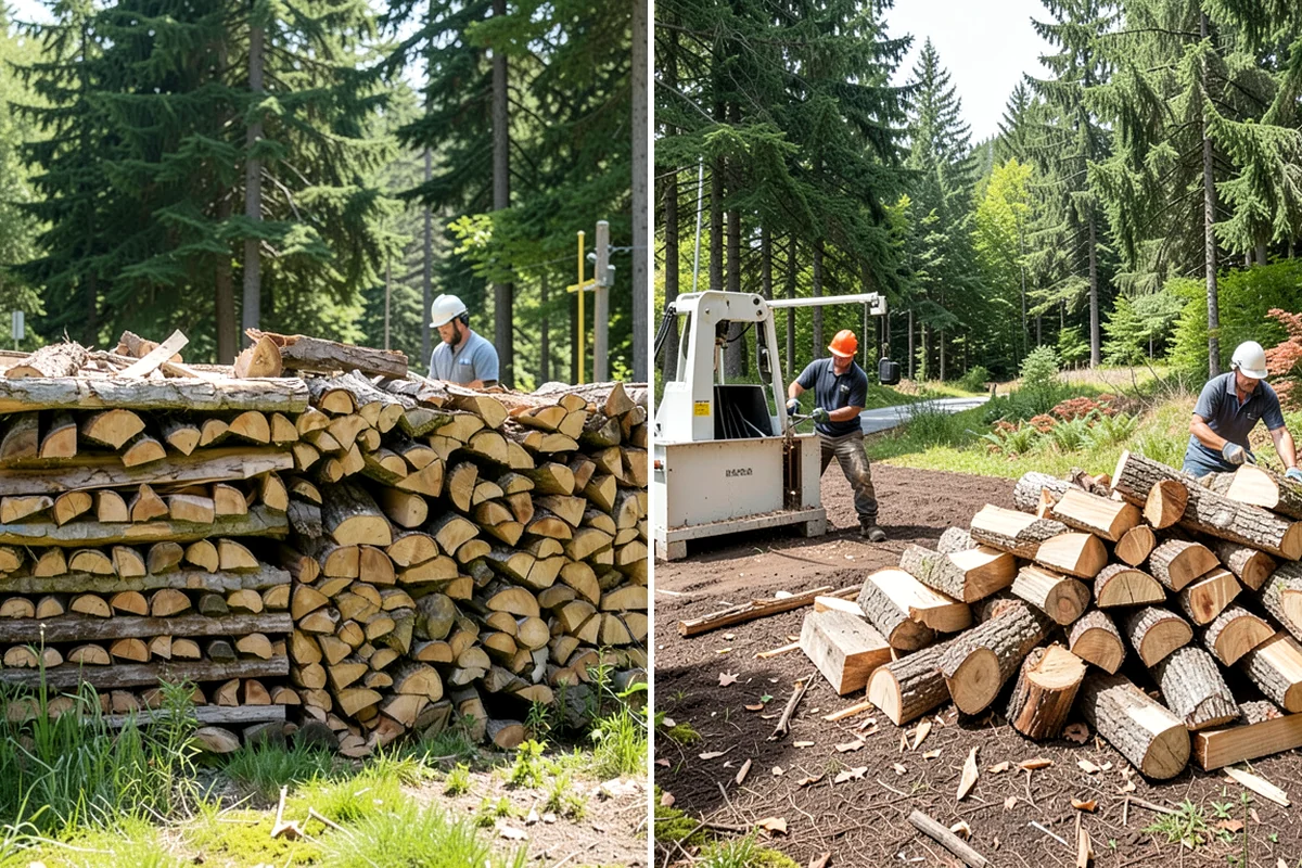 Custom Firewood Lengths in Enumclaw, King County, WA - Measure and confirm your target length