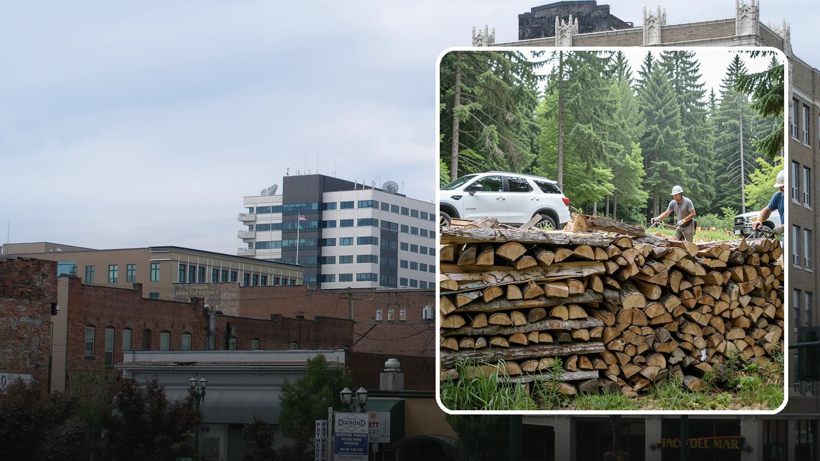 Custom Firewood Lengths in Everett, Snohomish County, WA - Custom-cut firewood lengths tailored to the exact dimensions of your firebox.