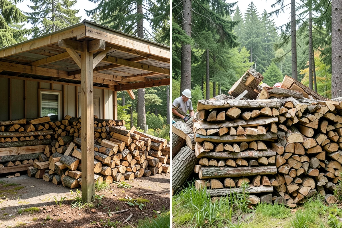 Custom Firewood Lengths in Federal Way, King County, WA - Measure and confirm your target length