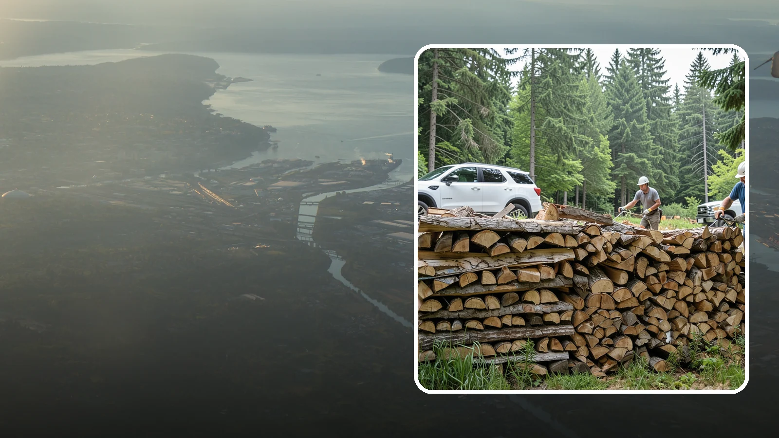 Custom Firewood Lengths in Fife, Pierce County, WA - Custom-cut firewood lengths tailored to the exact dimensions of your firebox.
