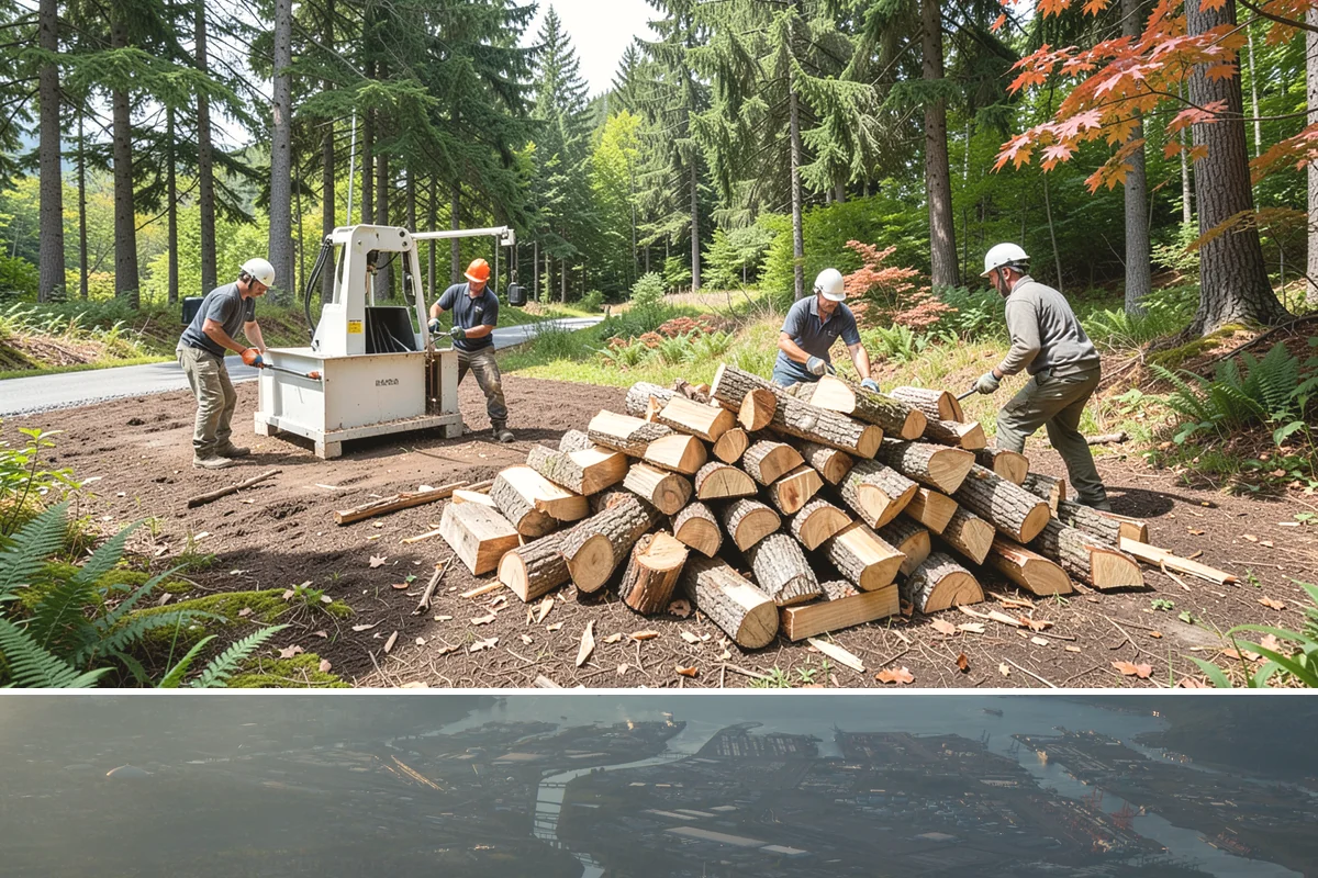 Custom Firewood Lengths in Fife, Pierce County, WA - Order custom lengths in the dry season so pieces have time to fully season before use.