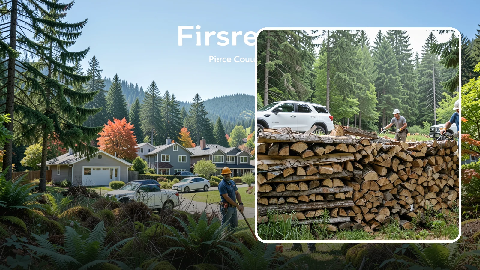 Custom Firewood Lengths in Fircrest, Pierce County, WA - Custom-cut firewood lengths tailored to the exact dimensions of your firebox.