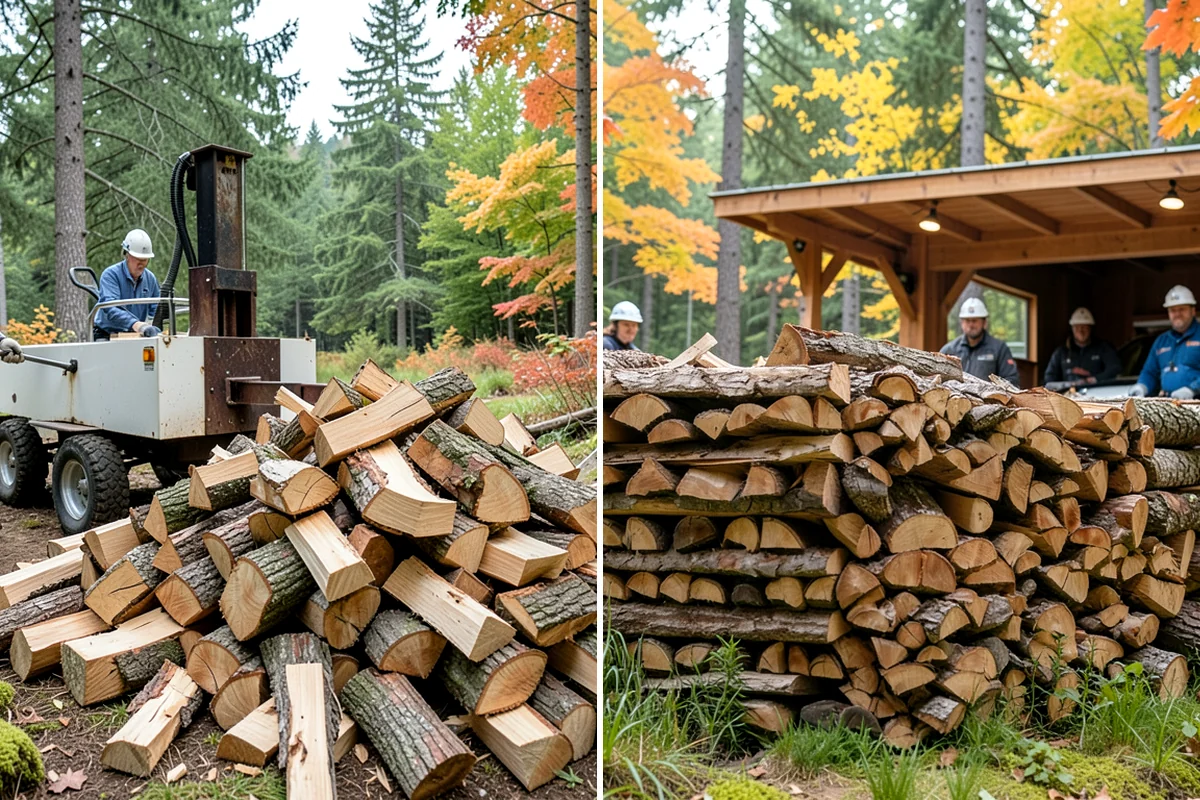 Custom Firewood Lengths in Fircrest, Pierce County, WA - Measure and confirm your target length