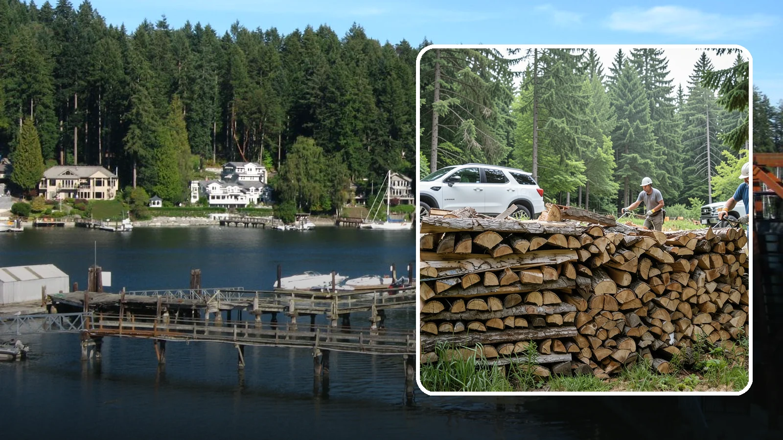 Custom Firewood Lengths in Gig Harbor, Pierce County, WA - Custom-cut firewood lengths tailored to the exact dimensions of your firebox.