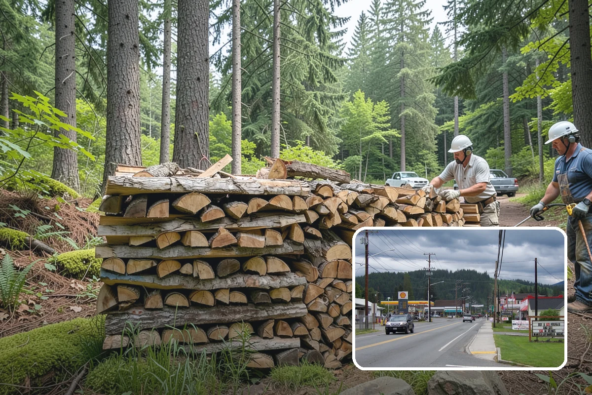 Custom Firewood Lengths in Granite Falls, Snohomish County, WA - Cut to your exact firebox dimensions