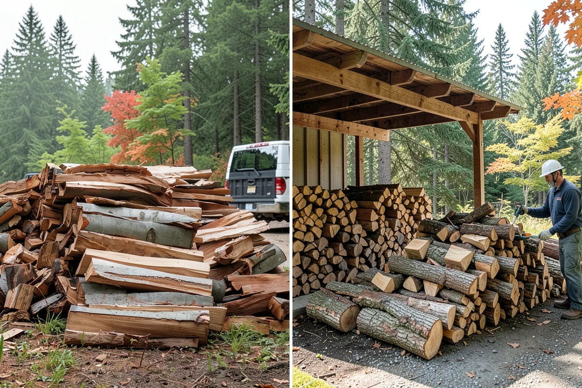 Custom Firewood Lengths in Hunts Point, King County, WA - Measure and confirm your target length