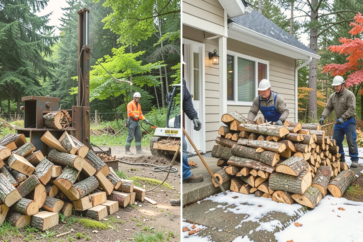 Custom Firewood Lengths in Index, Snohomish County, WA - Measure and confirm your target length