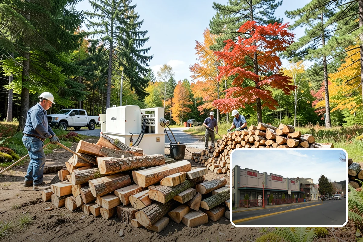 Custom Firewood Lengths in Issaquah, King County, WA - Cut to your exact firebox dimensions