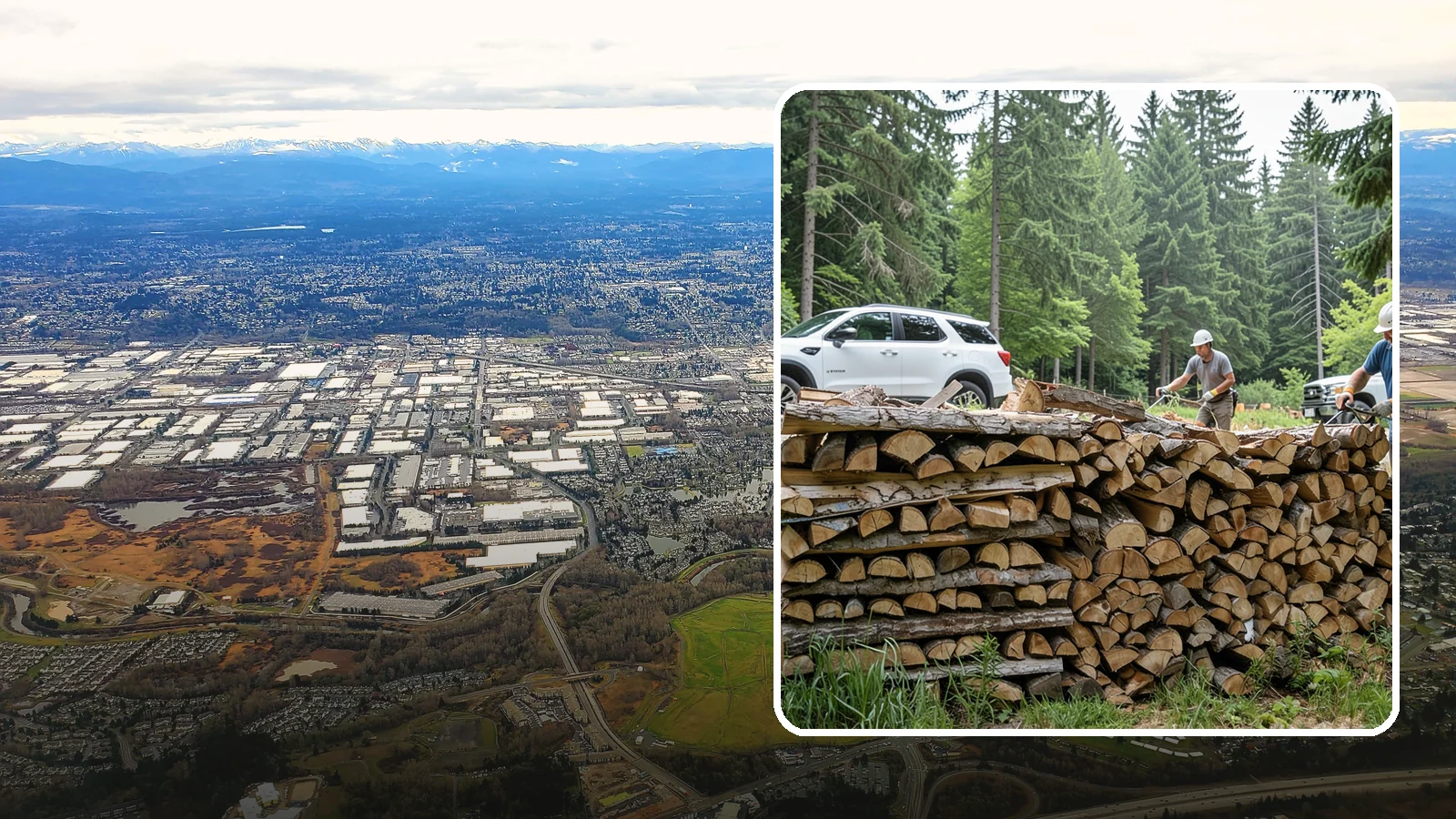 Custom Firewood Lengths in Kent, King County, WA - Custom-cut firewood lengths tailored to the exact dimensions of your firebox.