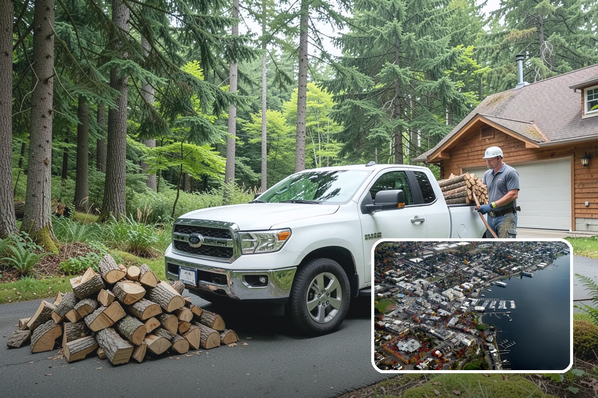 Custom Firewood Lengths in Kirkland, King County, WA - Cut to your exact firebox dimensions