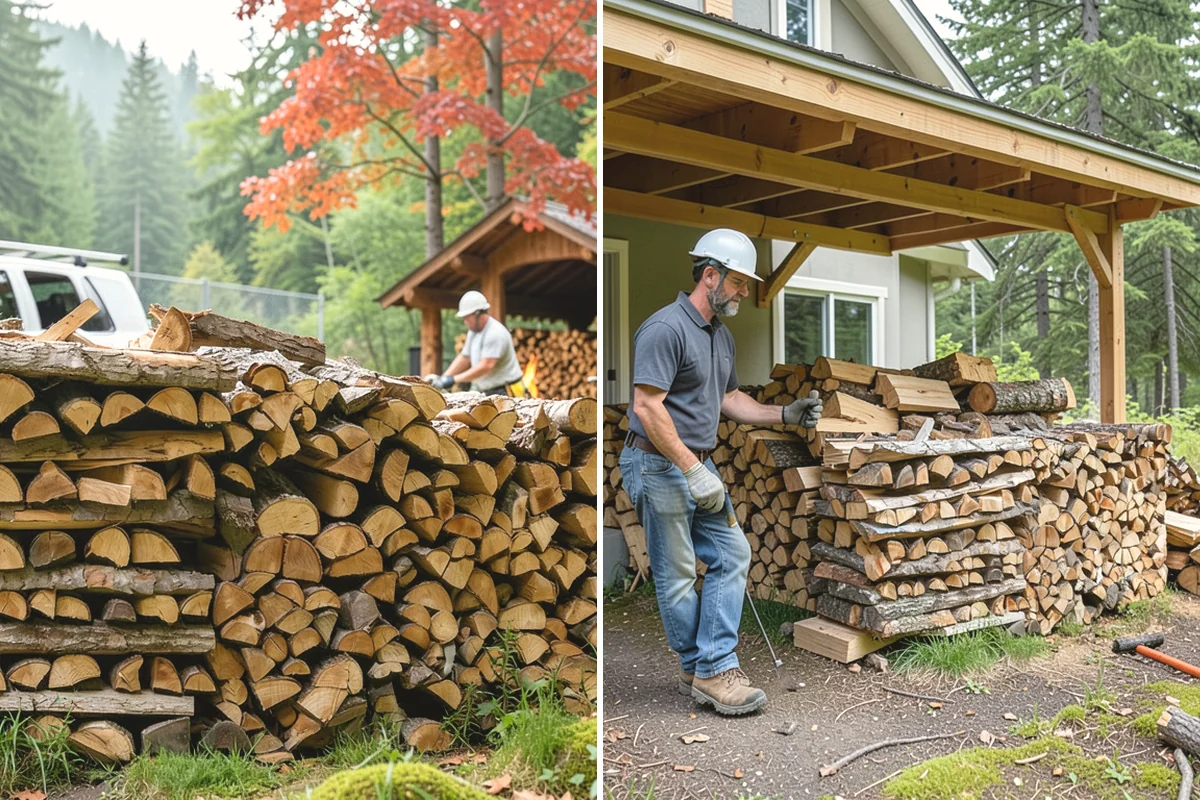 Custom Firewood Lengths in La Conner, Skagit County, WA - Measure and confirm your target length