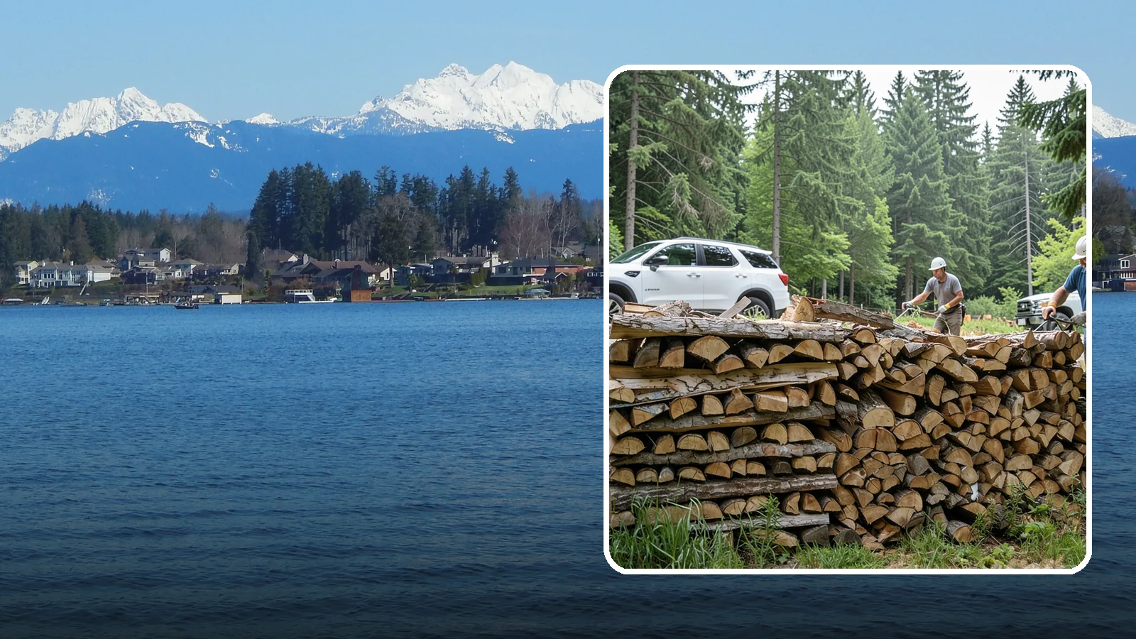 Custom Firewood Lengths in Lake Stevens, Snohomish County, WA - Custom-cut firewood lengths tailored to the exact dimensions of your firebox.