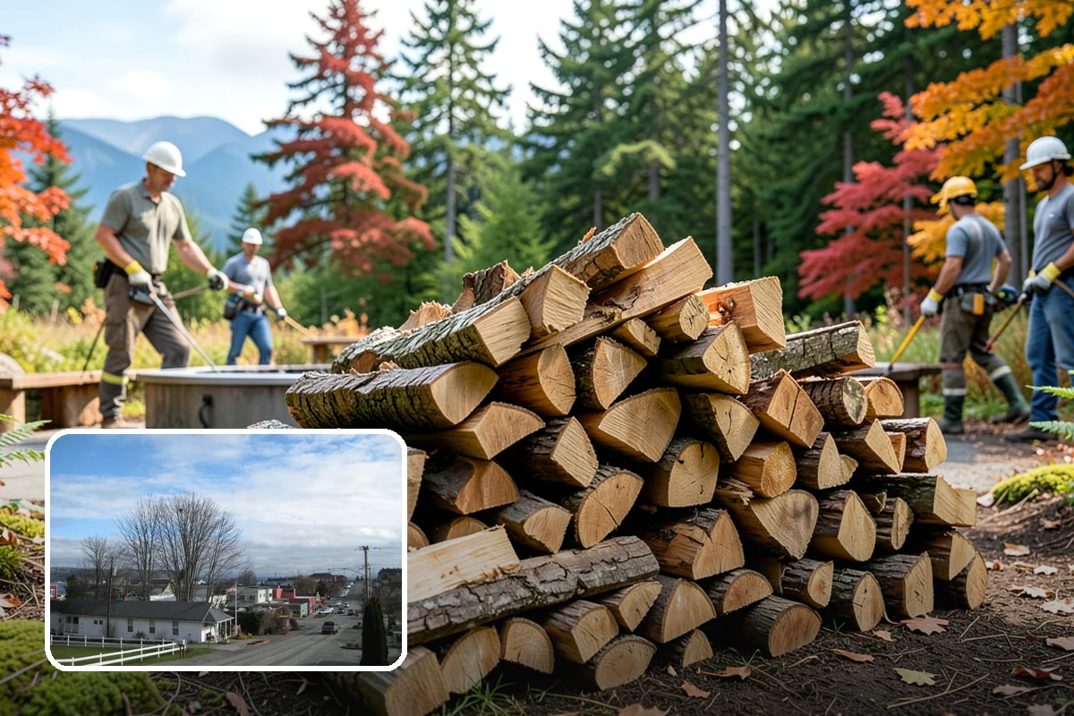 Custom Firewood Lengths in Langley, Island County, WA - Cut to your exact firebox dimensions