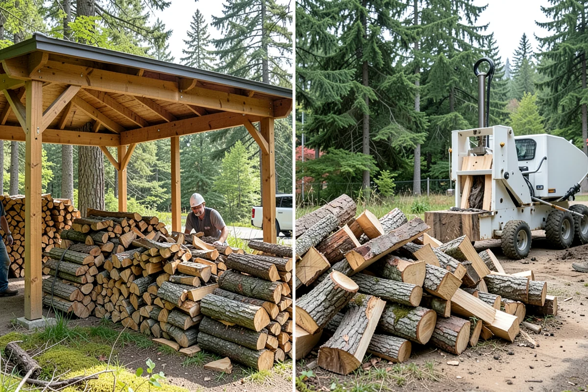 Custom Firewood Lengths in Maple Valley, King County, WA - Measure and confirm your target length