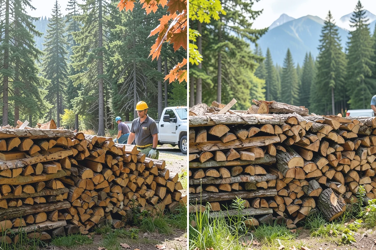 Custom Firewood Lengths in Marysville, Snohomish County, WA - Measure and confirm your target length