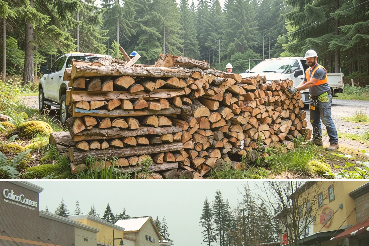 Custom Firewood Lengths in Mill Creek, Snohomish County, WA - Order custom lengths in the dry season so pieces have time to fully season before use.