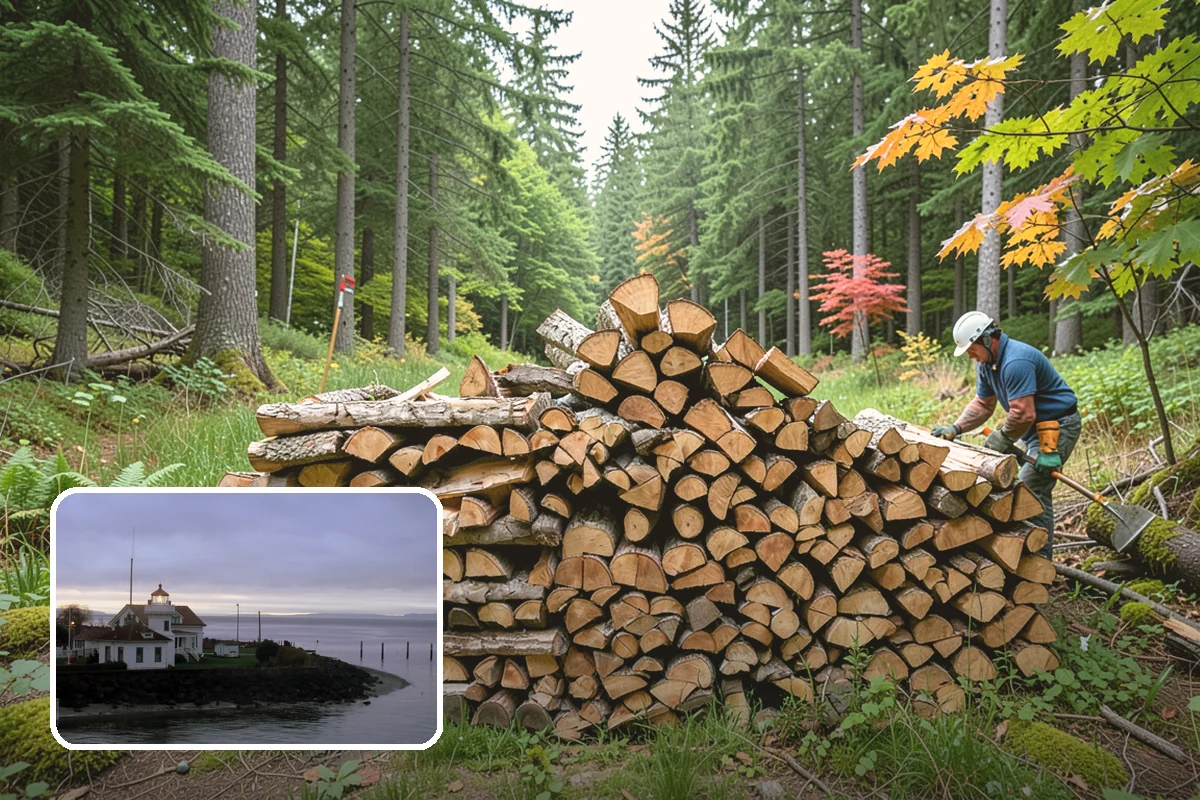 Custom Firewood Lengths in Mukilteo, Snohomish County, WA - Cut to your exact firebox dimensions