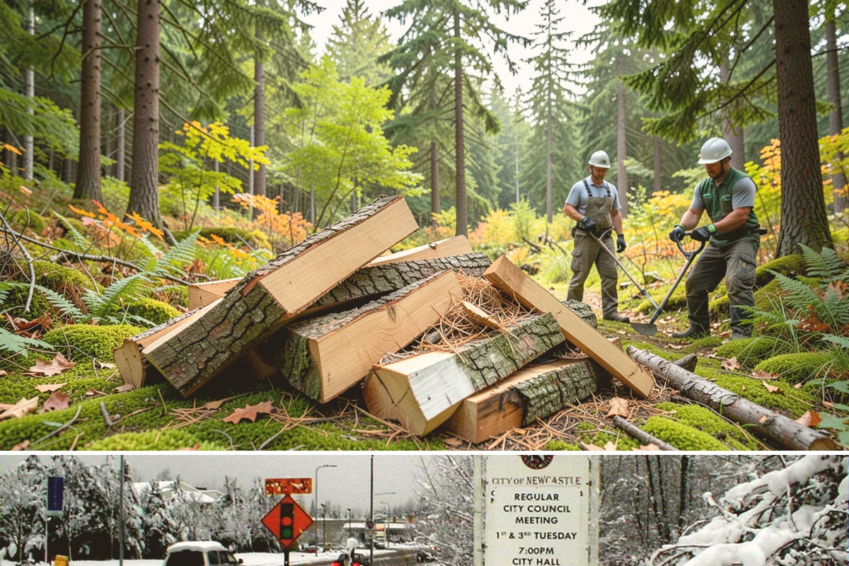 Custom Firewood Lengths in Newcastle, King County, WA - Order custom lengths in the dry season so pieces have time to fully season before use.