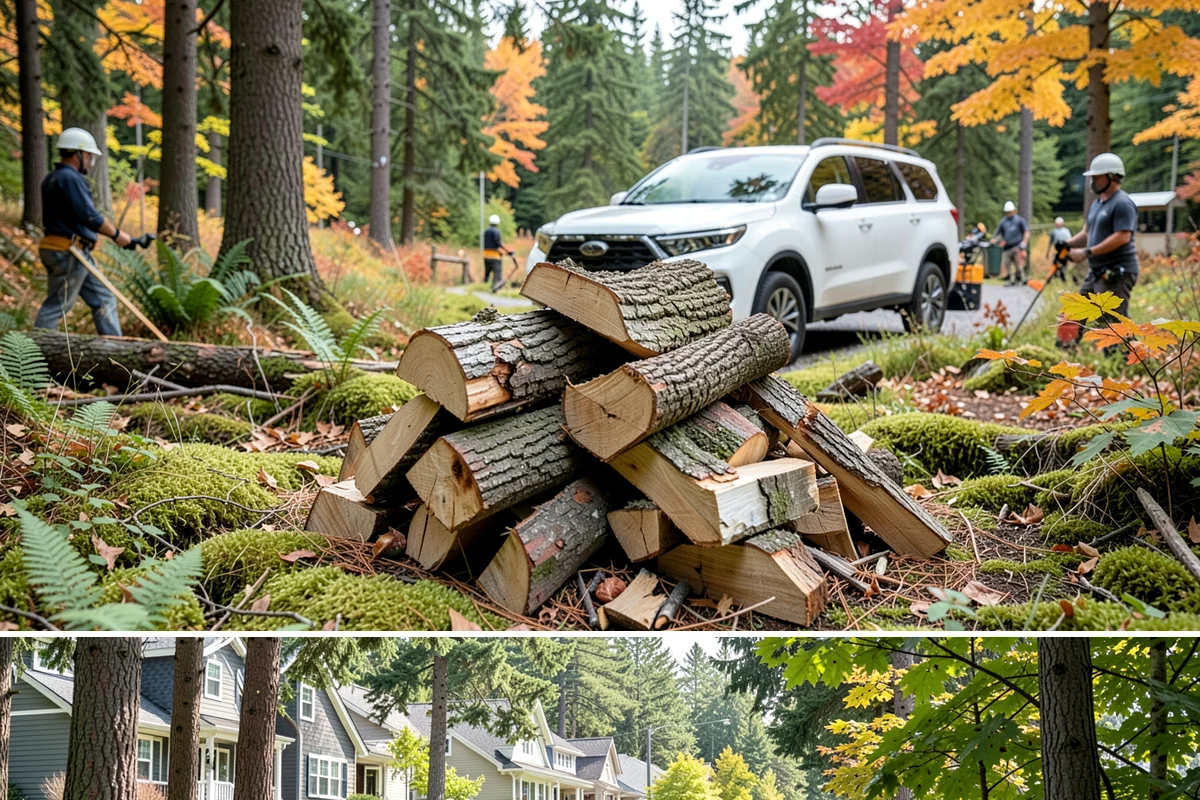 Custom Firewood Lengths in Normandy Park, King County, WA - Order custom lengths in the dry season so pieces have time to fully season before use.