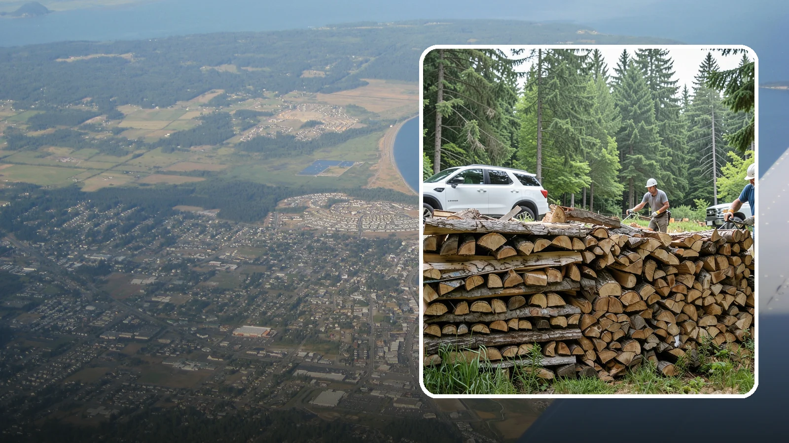 Custom Firewood Lengths in Oak Harbor, Island County, WA - Custom-cut firewood lengths tailored to the exact dimensions of your firebox.