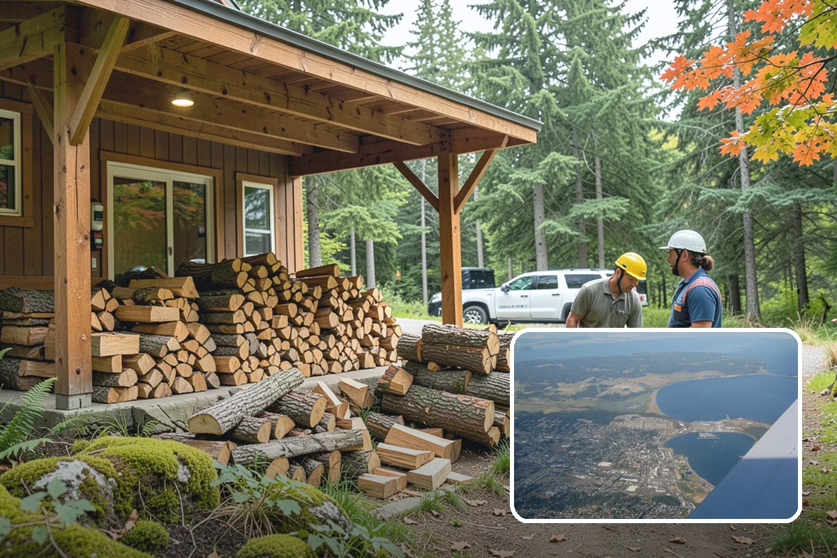 Custom Firewood Lengths in Oak Harbor, Island County, WA - Cut to your exact firebox dimensions