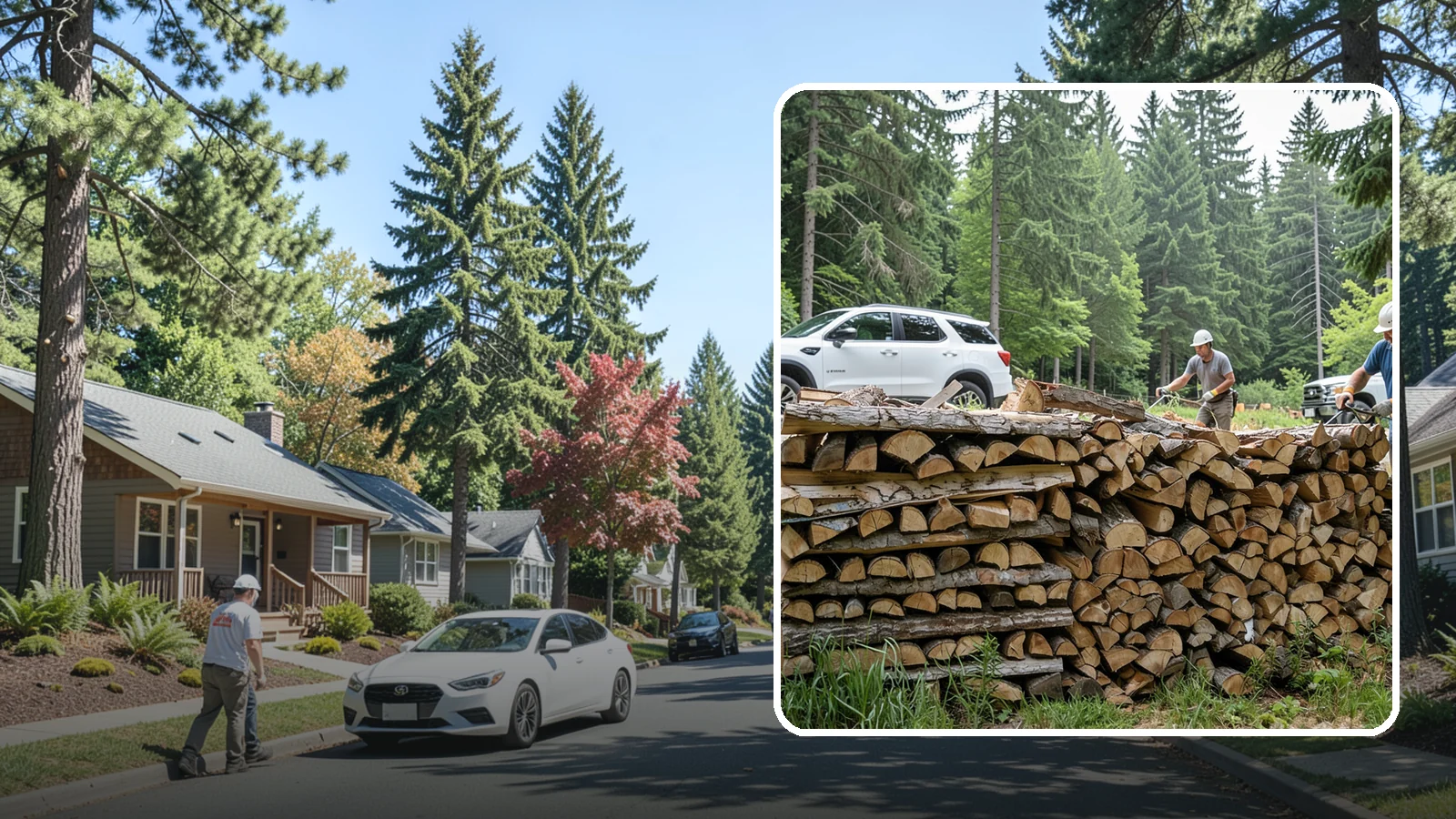 Custom Firewood Lengths in Orting, Pierce County, WA - Custom-cut firewood lengths tailored to the exact dimensions of your firebox.