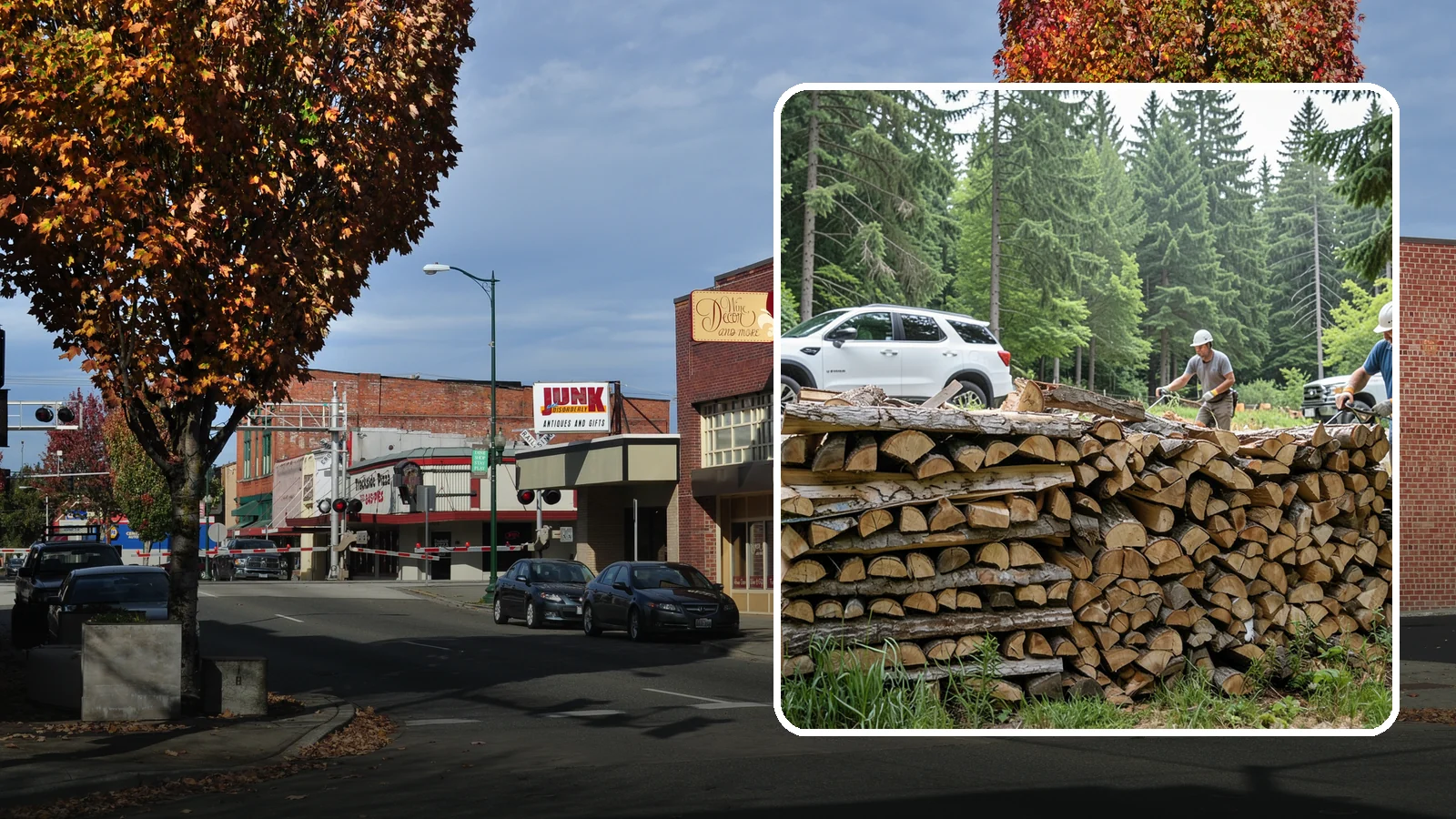 Custom Firewood Lengths in Puyallup, Pierce County, WA - Custom-cut firewood lengths tailored to the exact dimensions of your firebox.