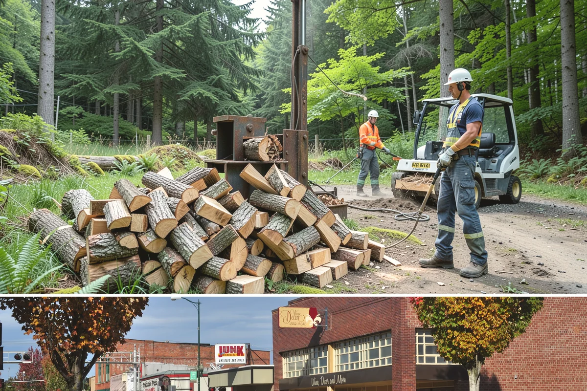 Custom Firewood Lengths in Puyallup, Pierce County, WA - Order custom lengths in the dry season so pieces have time to fully season before use.