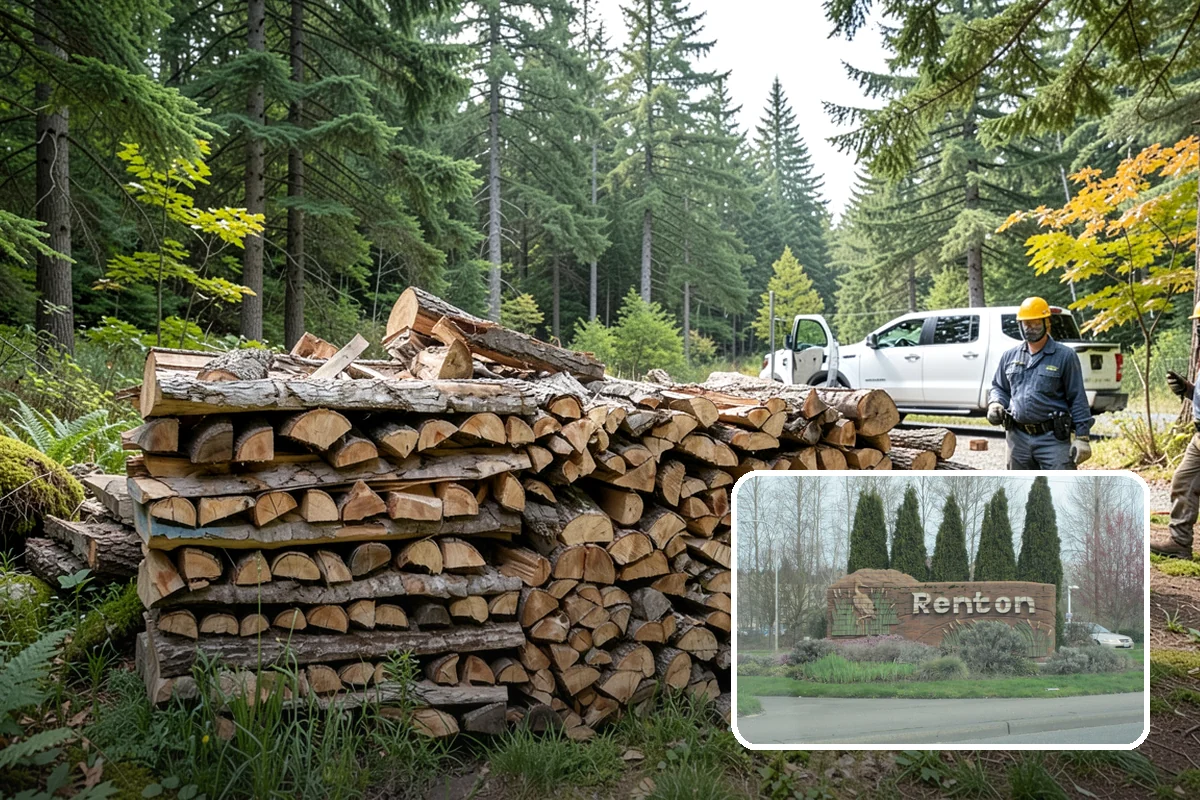 Custom Firewood Lengths in Renton, King County, WA - Cut to your exact firebox dimensions