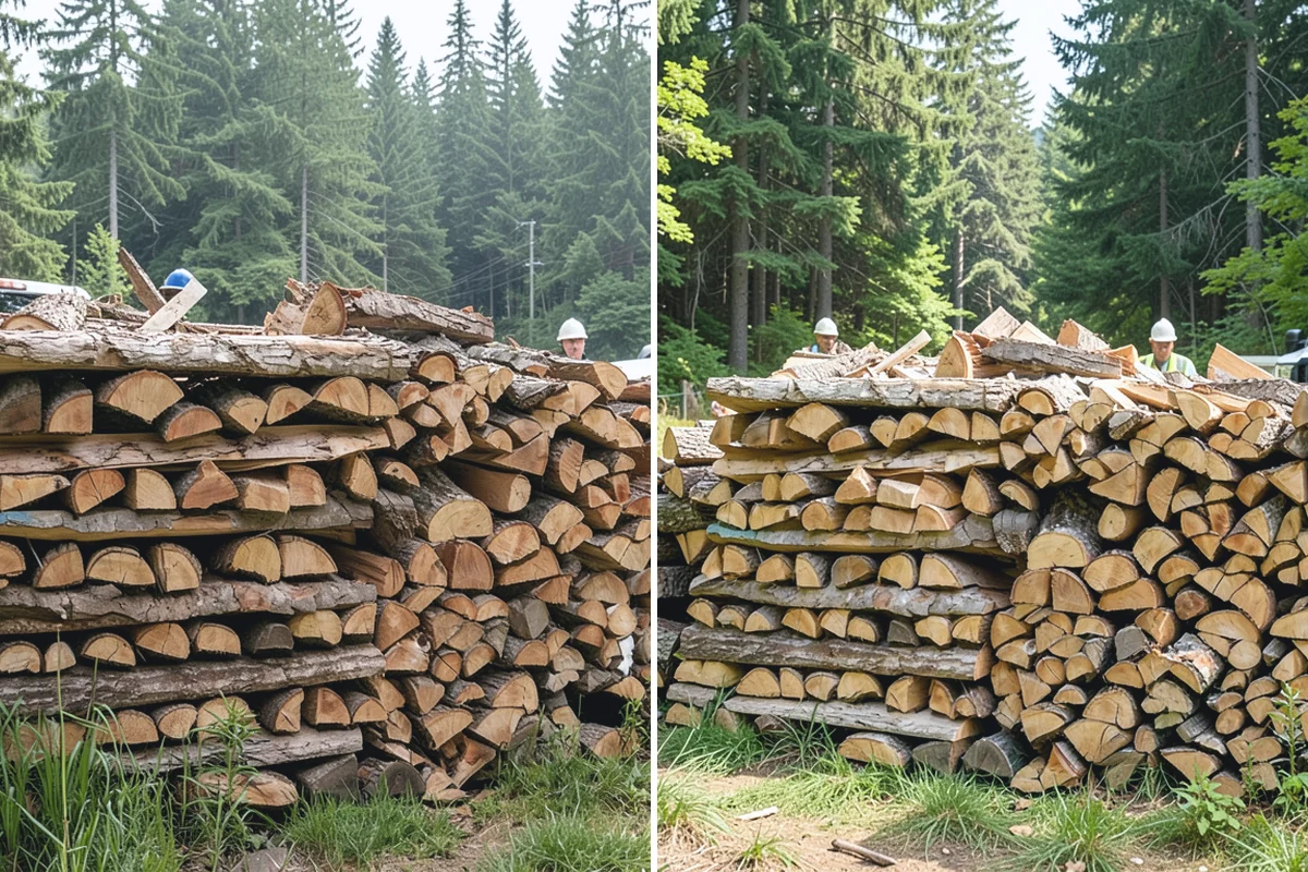 Custom Firewood Lengths in Renton, King County, WA - Measure and confirm your target length
