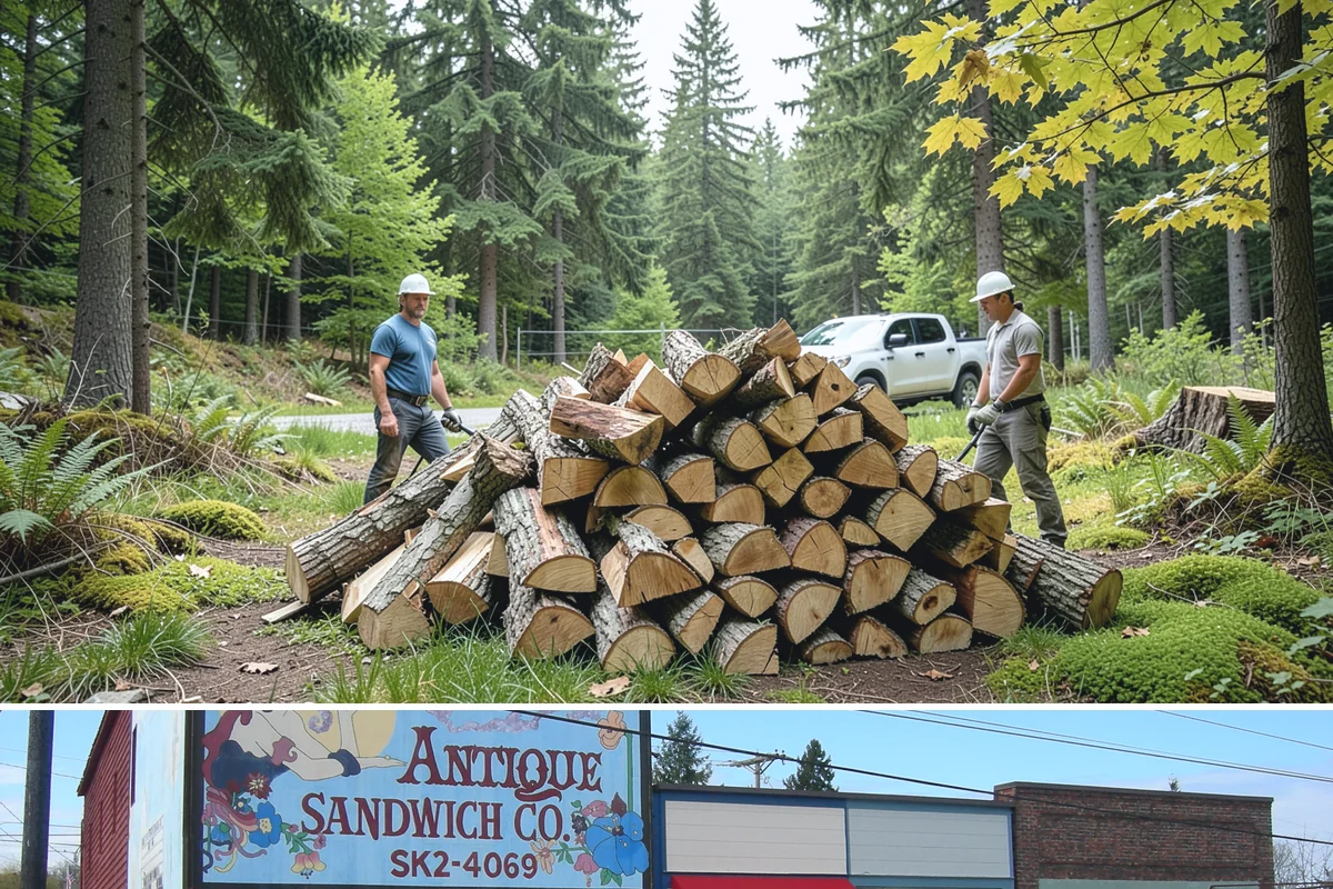 Custom Firewood Lengths in Ruston, Pierce County, WA - Order custom lengths in the dry season so pieces have time to fully season before use.