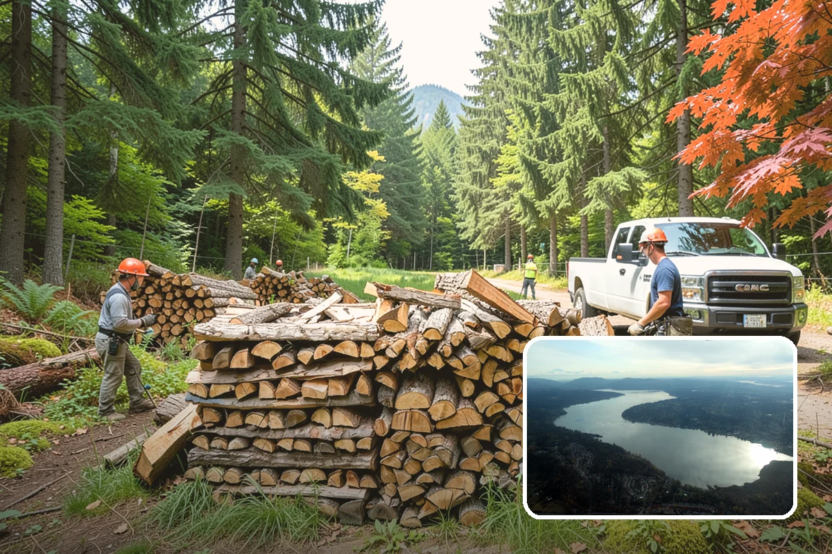 Custom Firewood Lengths in Sammamish, King County, WA - Cut to your exact firebox dimensions
