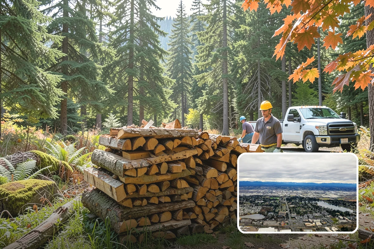 Custom Firewood Lengths in SeaTac, King County, WA - Cut to your exact firebox dimensions