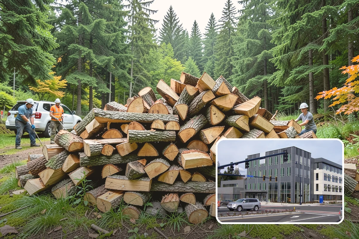 Custom Firewood Lengths in Shoreline, King County, WA - Cut to your exact firebox dimensions