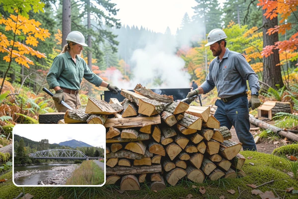 Custom Firewood Lengths in Skykomish, King County, WA - Cut to your exact firebox dimensions