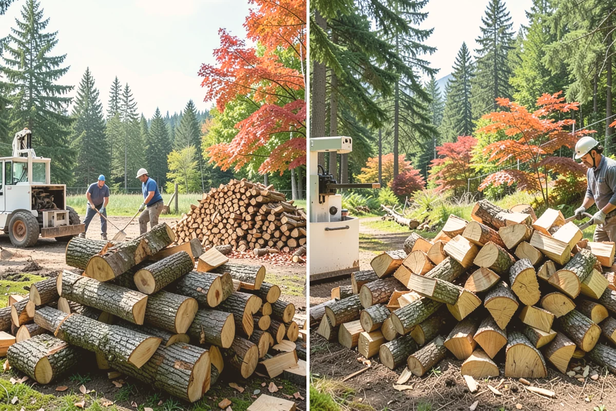 Custom Firewood Lengths in Snohomish, Snohomish County, WA - Measure and confirm your target length