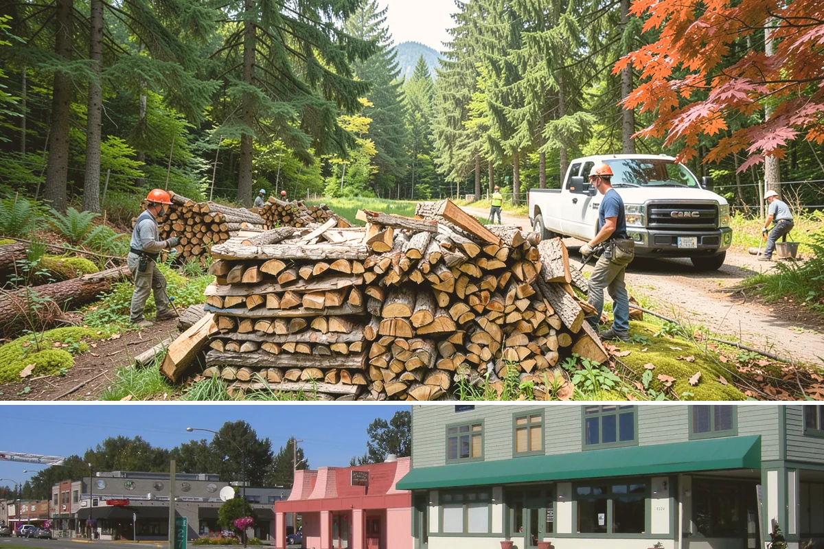 Custom Firewood Lengths in Snoqualmie, King County, WA - Order custom lengths in the dry season so pieces have time to fully season before use.