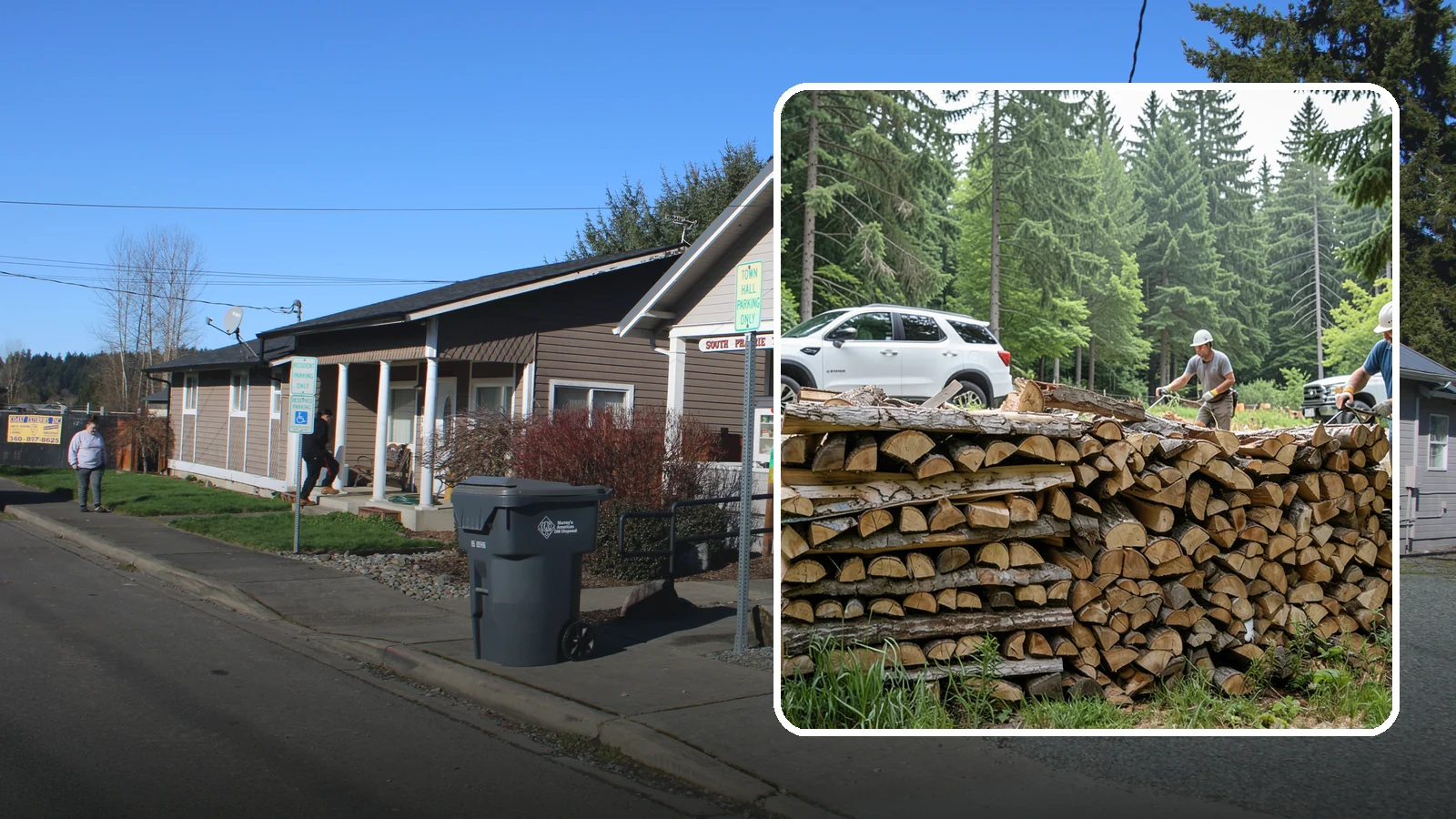 Custom Firewood Lengths in South Prairie, Pierce County, WA - Custom-cut firewood lengths tailored to the exact dimensions of your firebox.