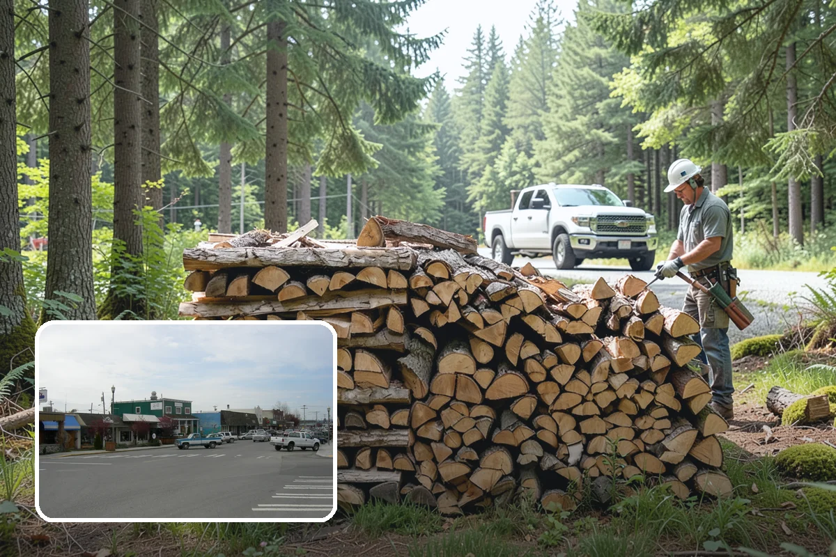 Custom Firewood Lengths in Stanwood, Snohomish County, WA - Cut to your exact firebox dimensions