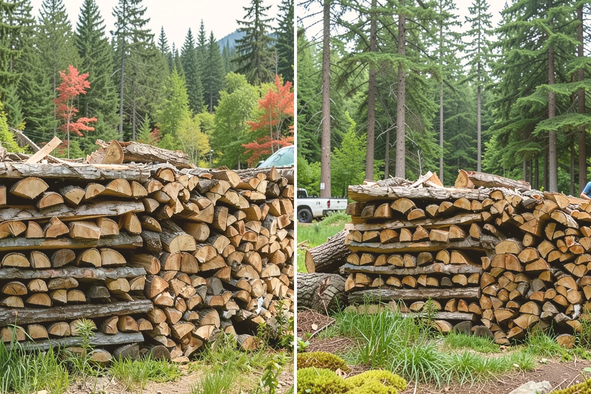 Custom Firewood Lengths in Stanwood, Snohomish County, WA - Measure and confirm your target length