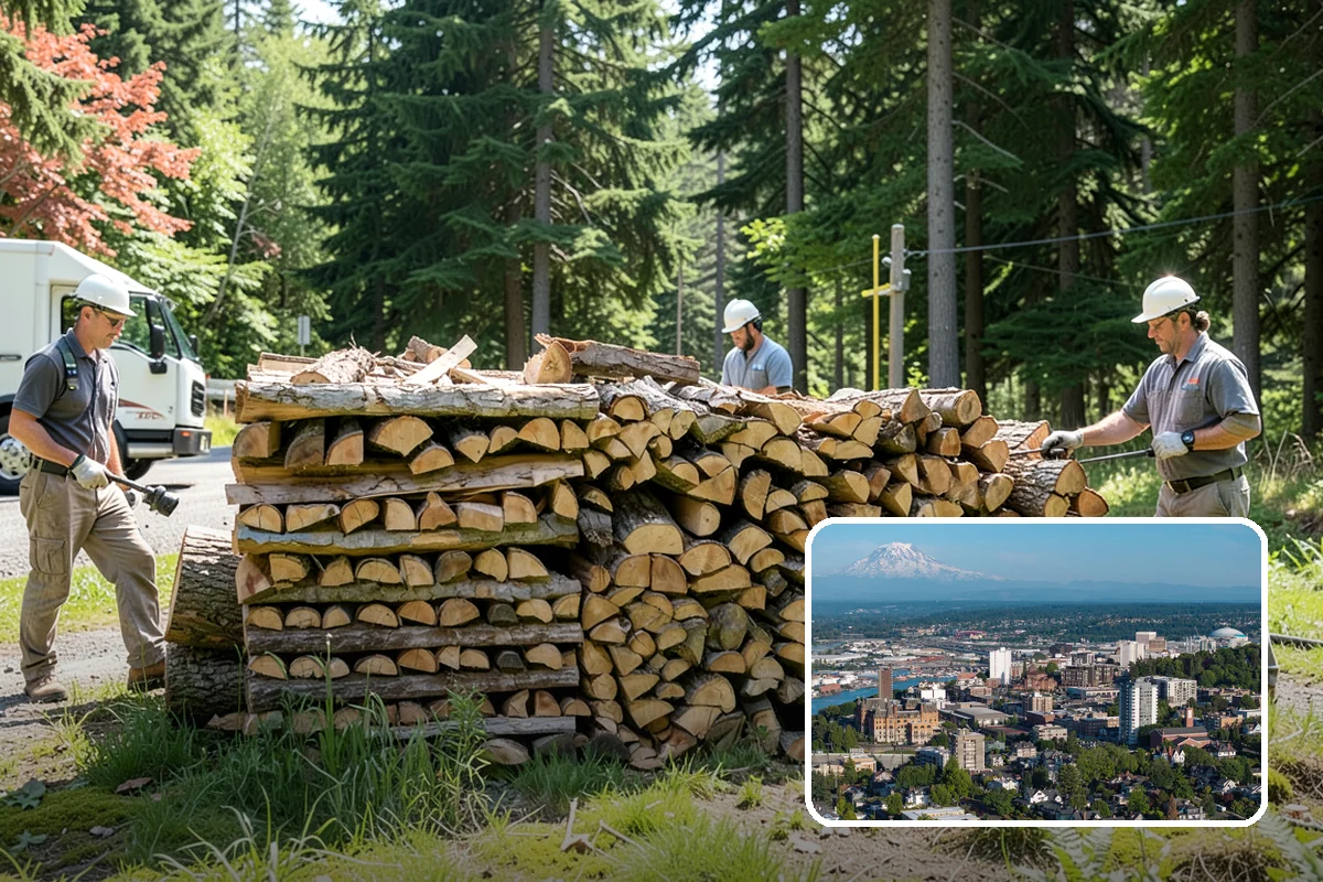Custom Firewood Lengths in Tacoma, Pierce County, WA - Cut to your exact firebox dimensions