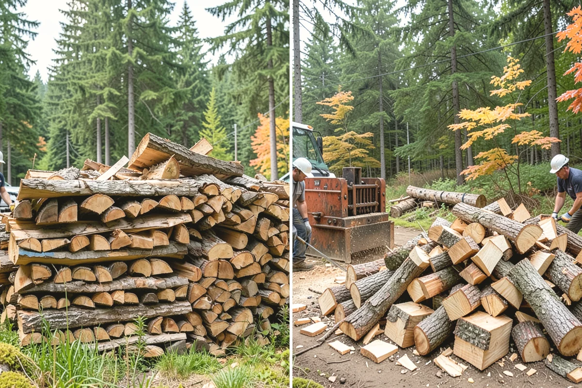 Custom Firewood Lengths in Tacoma, Pierce County, WA - Measure and confirm your target length