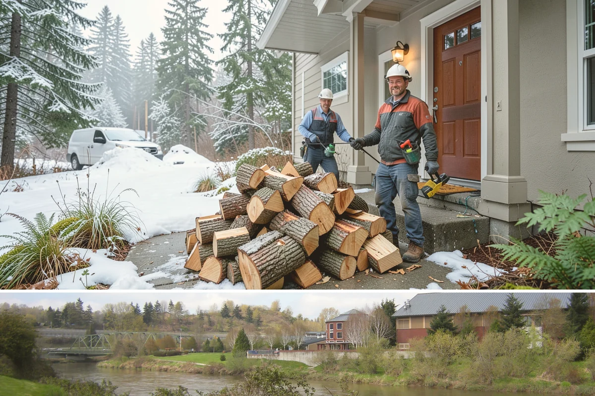 Custom Firewood Lengths in Tukwila, King County, WA - Order custom lengths in the dry season so pieces have time to fully season before use.
